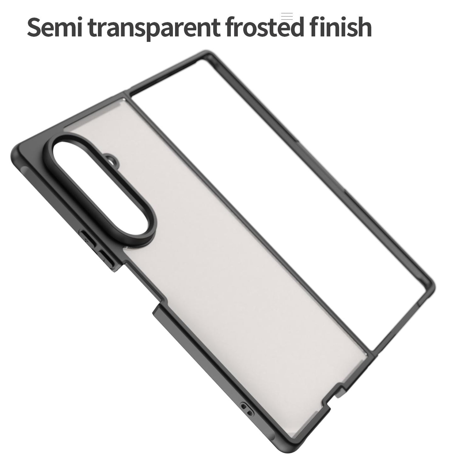 Samsung Galaxy Z Fold7 5G TPU Hybrid PC Frosted Phone Case with Durable Scratch, Dirt & Wear Protection, Precise Cutouts, Lightweight Easy-Fit Slim Cover