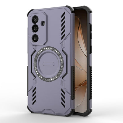 Samsung Galaxy M56 5G Butterfly Armor MagSafe Magnetic Ring Shockproof Protective Phone Case with Stand