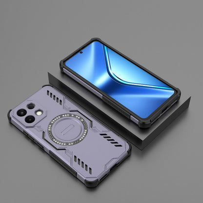 OPPO K13 5G Butterfly Armor MagSafe Magnetic Ring Shockproof Protective Phone Case with Stand
