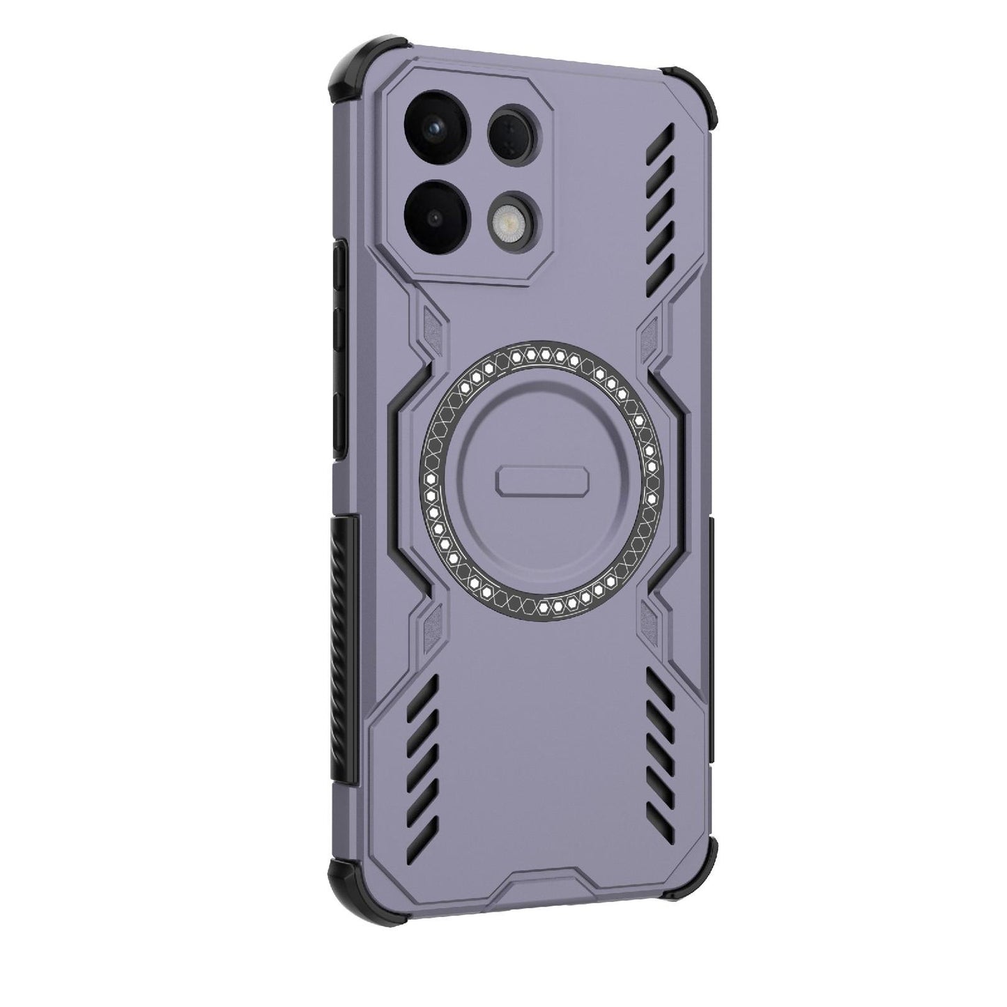 OPPO K13 5G Butterfly Armor MagSafe Magnetic Ring Shockproof Protective Phone Case with Stand
