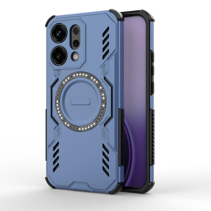 OPPO Reno14 5G Butterfly Armor MagSafe Magnetic Ring Shockproof Protective Phone Case with Stand