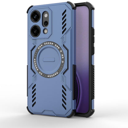 OPPO Reno14 Pro 5G Butterfly Armor MagSafe Magnetic Ring Shockproof Protective Phone Case with Stand