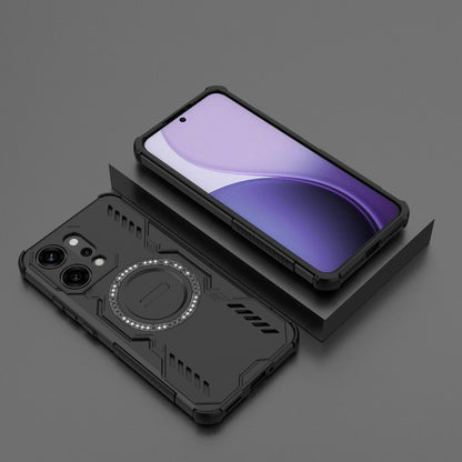 OPPO Reno14 Pro 5G Butterfly Armor MagSafe Magnetic Ring Shockproof Protective Phone Case with Stand