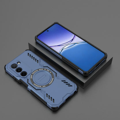 OPPO A5 5G Butterfly Armor MagSafe Magnetic Ring Shockproof Protective Phone Case with Stand