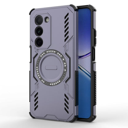 OPPO A5 5G Butterfly Armor MagSafe Magnetic Ring Shockproof Protective Phone Case with Stand