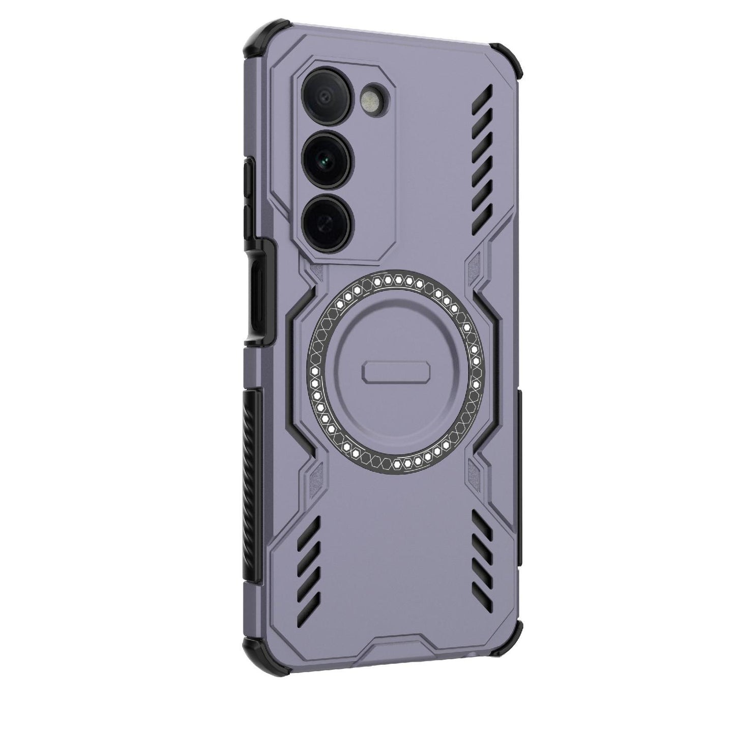 OPPO A5 5G Butterfly Armor MagSafe Magnetic Ring Shockproof Protective Phone Case with Stand
