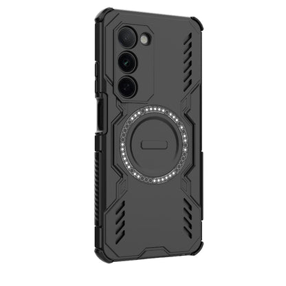 OPPO A5 5G Butterfly Armor MagSafe Magnetic Ring Shockproof Protective Phone Case with Stand