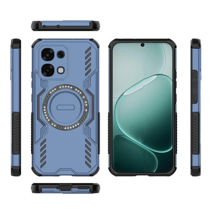 OPPO F31 5G Butterfly Armor MagSafe Magnetic Ring Shockproof Protective Phone Case with Stand
