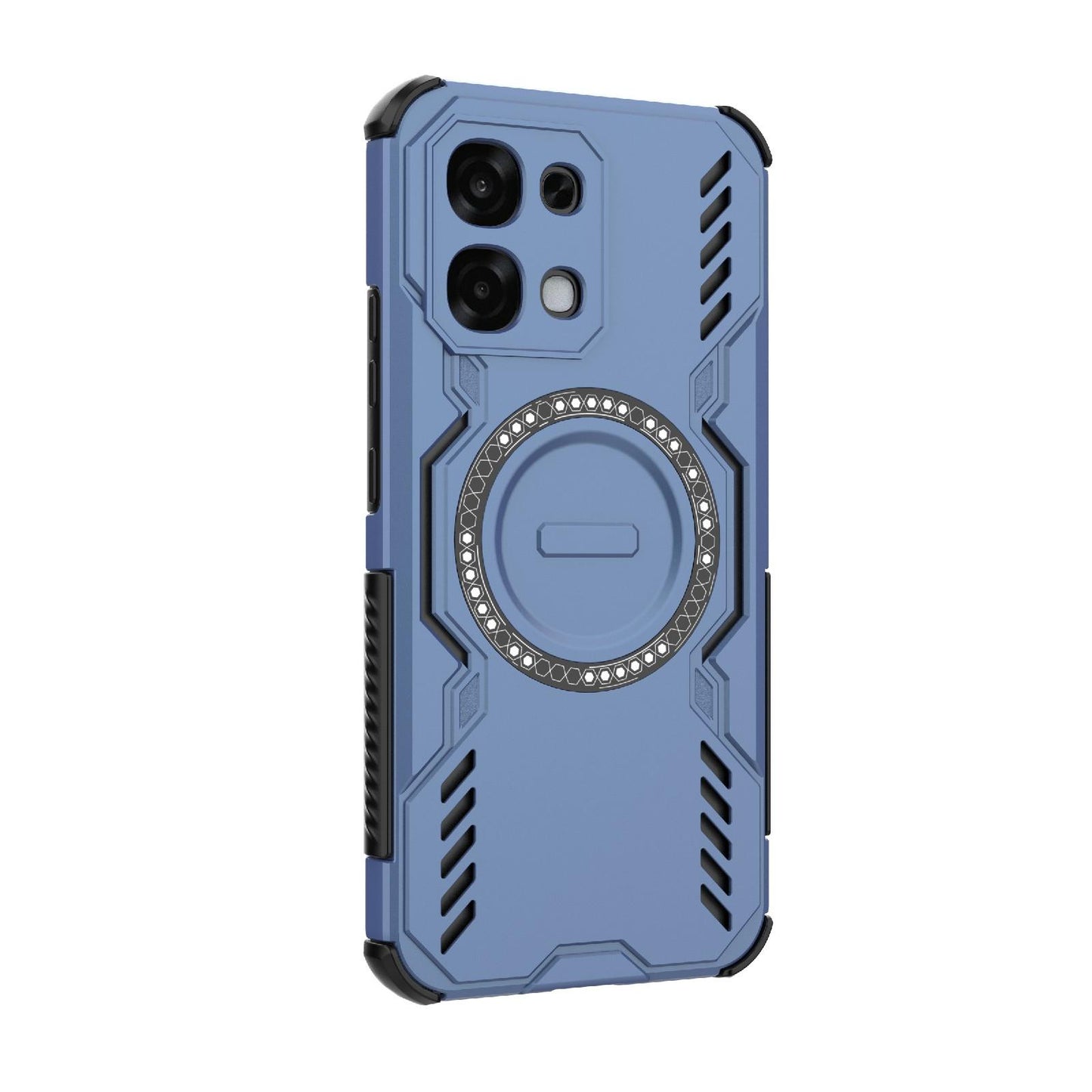 OPPO F31 5G Butterfly Armor MagSafe Magnetic Ring Shockproof Protective Phone Case with Stand
