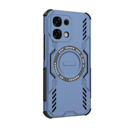 OPPO F31 5G Butterfly Armor MagSafe Magnetic Ring Shockproof Protective Phone Case with Stand