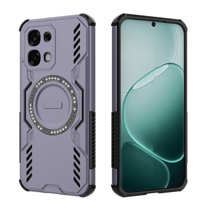 OPPO F31 5G Butterfly Armor MagSafe Magnetic Ring Shockproof Protective Phone Case with Stand