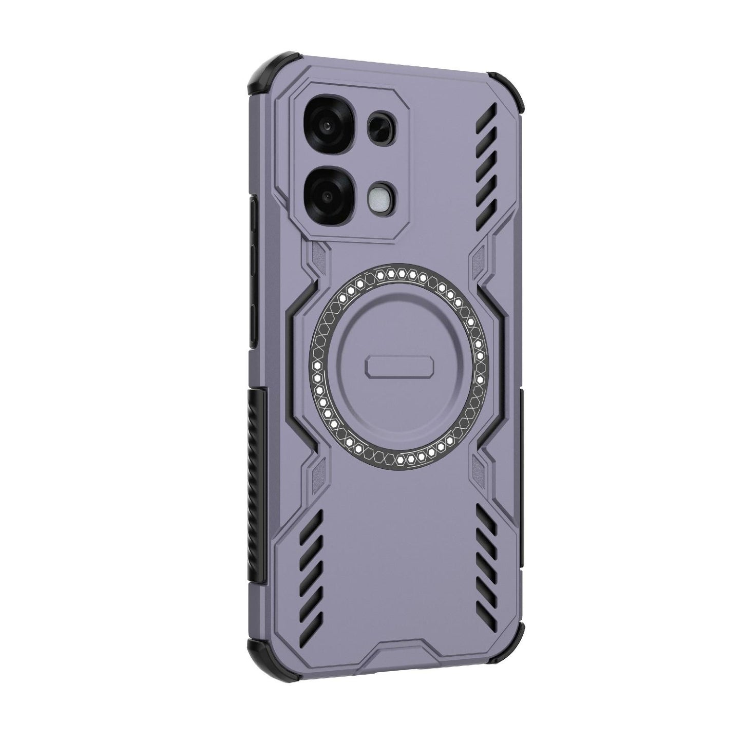 OPPO F31 5G Butterfly Armor MagSafe Magnetic Ring Shockproof Protective Phone Case with Stand