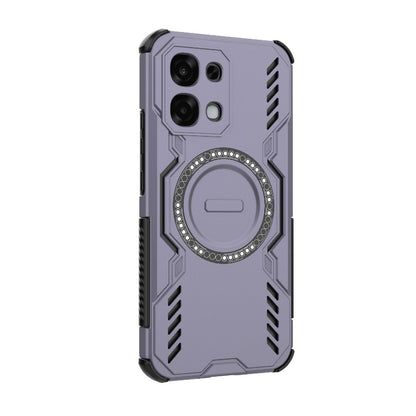 OPPO F31 5G Butterfly Armor MagSafe Magnetic Ring Shockproof Protective Phone Case with Stand