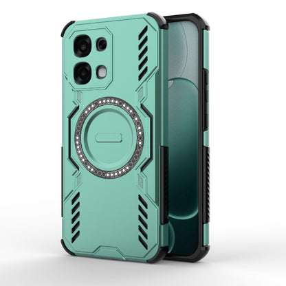 OPPO F31 5G Butterfly Armor MagSafe Magnetic Ring Shockproof Protective Phone Case with Stand
