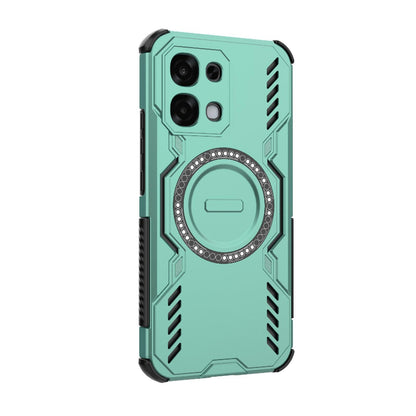 OPPO F31 5G Butterfly Armor MagSafe Magnetic Ring Shockproof Protective Phone Case with Stand