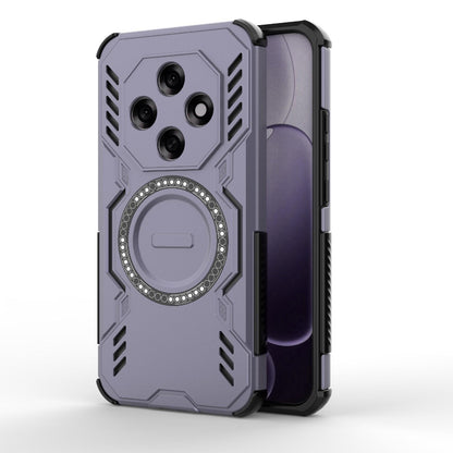 OPPO F31 Pro 5G India Butterfly Armor MagSafe Magnetic Ring Shockproof Protective Phone Case with Stand