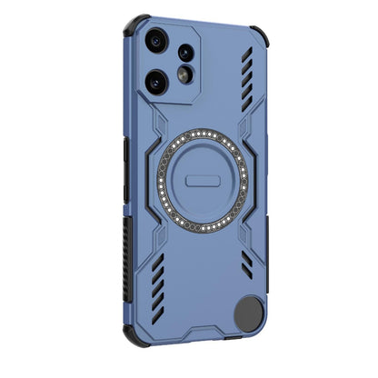Nothing CMF Phone 2 Pro 5G Butterfly Armor MagSafe Magnetic Ring Shockproof Protective Phone Case with Stand
