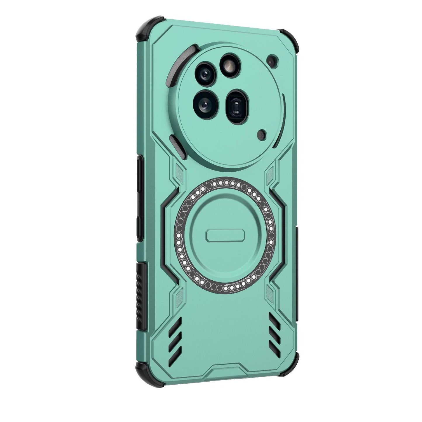 Nothing Phone 3a Pro Butterfly Armor MagSafe Magnetic Ring Shockproof Protective Phone Case with Stand