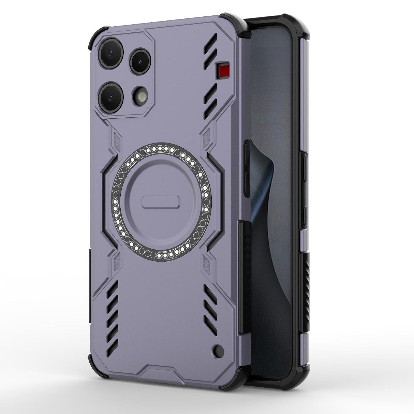 Nothing Phone 3a Lite 5G Butterfly Armor MagSafe Magnetic Ring Shockproof Protective Phone Case with Stand