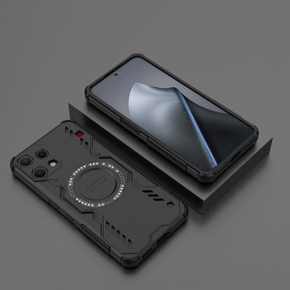 Nothing Phone 3a Lite 5G Butterfly Armor MagSafe Magnetic Ring Shockproof Protective Phone Case with Stand