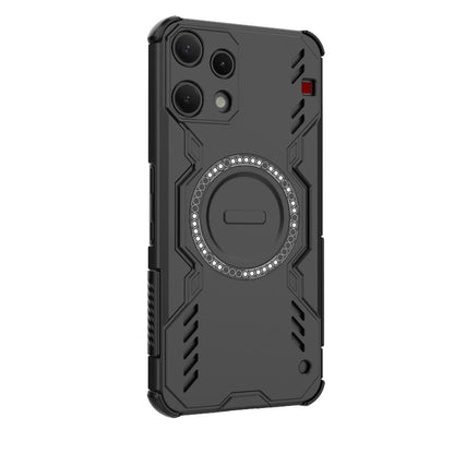 Nothing Phone 3a Lite 5G Butterfly Armor MagSafe Magnetic Ring Shockproof Protective Phone Case with Stand