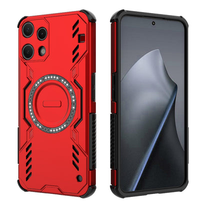 Nothing Phone 3a Lite 5G Butterfly Armor MagSafe Magnetic Ring Shockproof Protective Phone Case with Stand