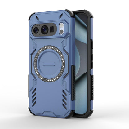 Google Pixel 10 Butterfly Armor MagSafe Magnetic Ring Shockproof Protective Phone Case with Stand