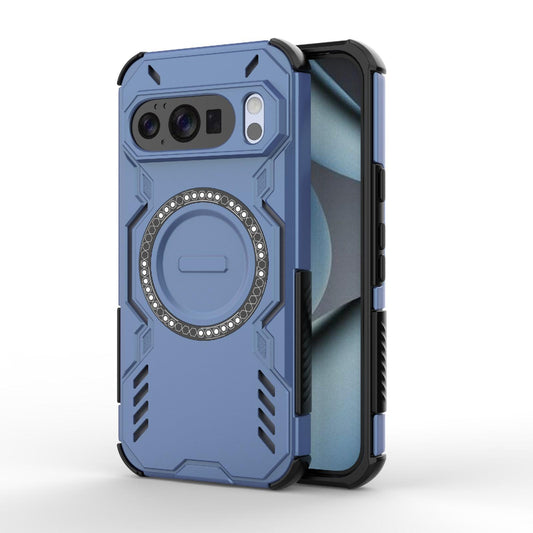 Google Pixel 10 Butterfly Armor MagSafe Magnetic Ring Shockproof Protective Phone Case with Stand