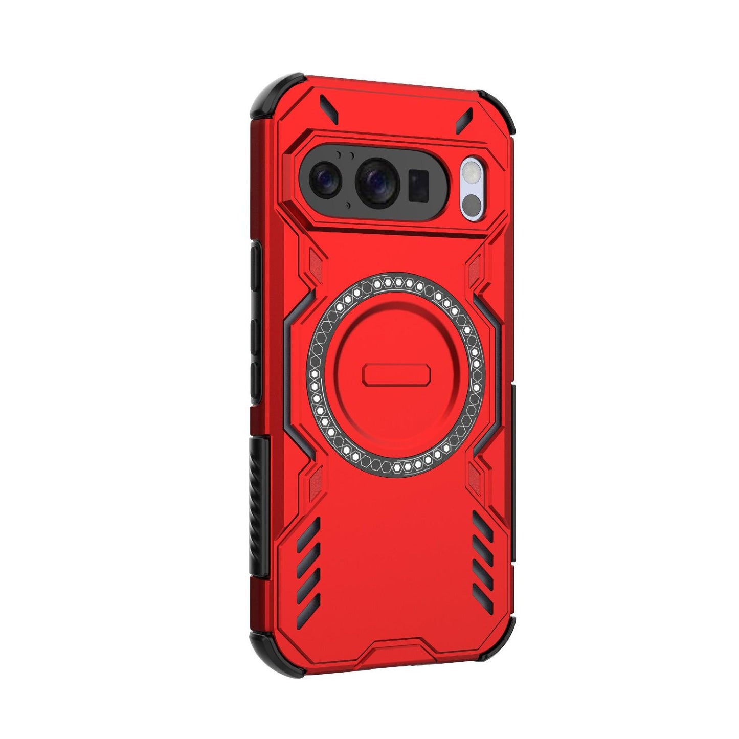 Google Pixel 10 Butterfly Armor MagSafe Magnetic Ring Shockproof Protective Phone Case with Stand