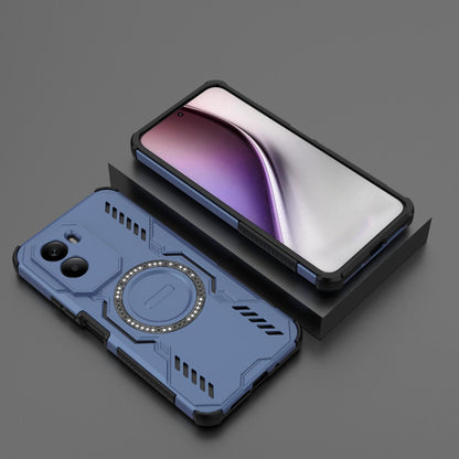 Xiaomi Poco M7 4G 169mm Butterfly Armor MagSafe Magnetic Ring Shockproof Protective Phone Case with Stand