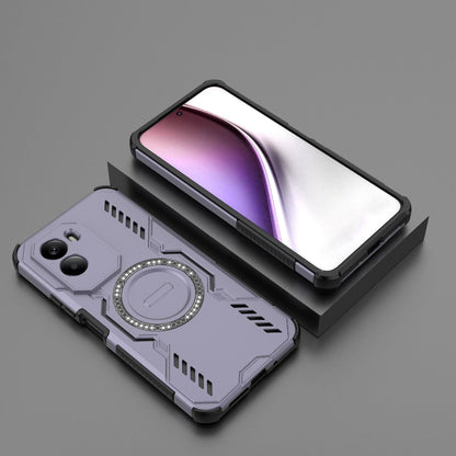 Xiaomi Poco M7 4G 169mm Butterfly Armor MagSafe Magnetic Ring Shockproof Protective Phone Case with Stand