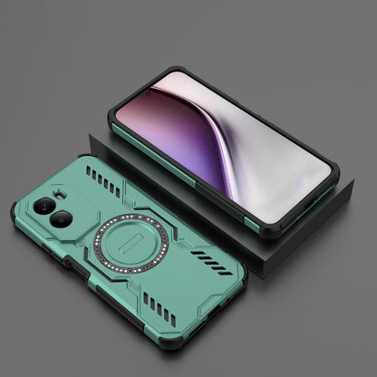 Xiaomi Poco M7 4G 169mm Butterfly Armor MagSafe Magnetic Ring Shockproof Protective Phone Case with Stand