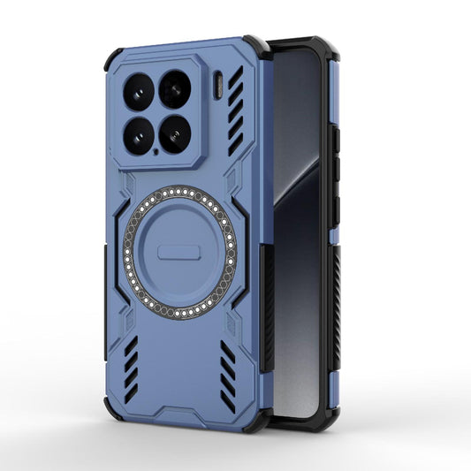 Xiaomi 15 5G Butterfly Armor MagSafe Magnetic Ring Shockproof Protective Phone Case with Stand