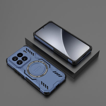 Xiaomi 15 5G Butterfly Armor MagSafe Magnetic Ring Shockproof Protective Phone Case with Stand