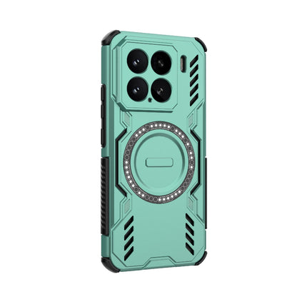 Xiaomi 15 5G Butterfly Armor MagSafe Magnetic Ring Shockproof Protective Phone Case with Stand