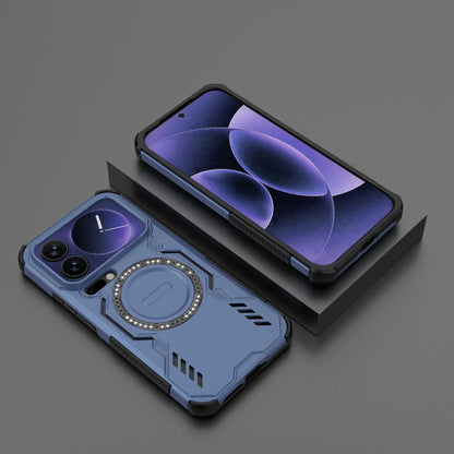 Xiaomi 17 Pro Max 5G Butterfly Armor MagSafe Magnetic Ring Shockproof Protective Phone Case with Stand