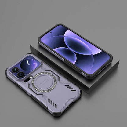 Xiaomi 17 Pro Max 5G Butterfly Armor MagSafe Magnetic Ring Shockproof Protective Phone Case with Stand