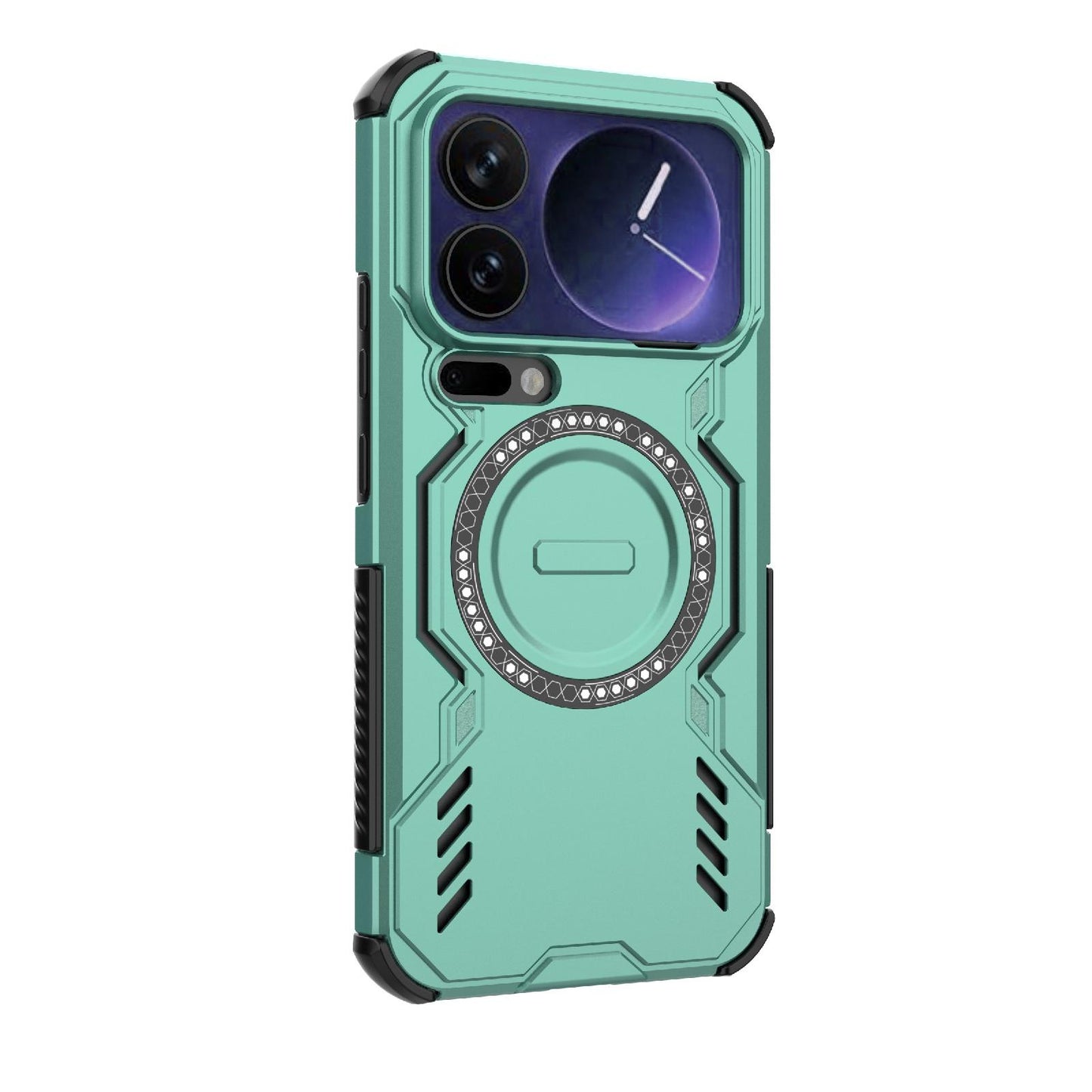 Xiaomi 17 Pro Max 5G Butterfly Armor MagSafe Magnetic Ring Shockproof Protective Phone Case with Stand