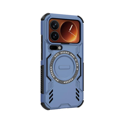 Xiaomi 17 Pro 5G Butterfly Armor MagSafe Magnetic Ring Shockproof Protective Phone Case with Stand