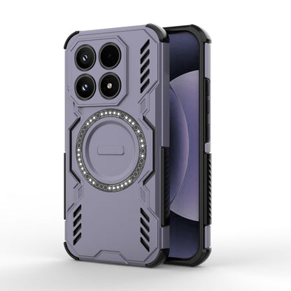 Xiaomi 17 5G Butterfly Armor MagSafe Magnetic Ring Shockproof Protective Phone Case with Stand