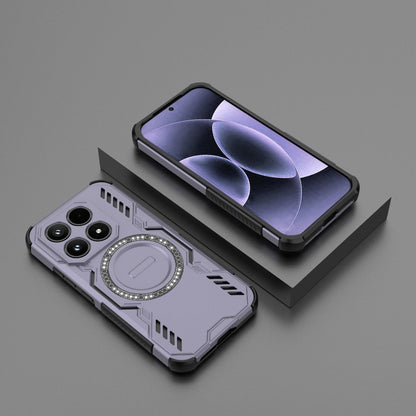 Xiaomi 17 5G Butterfly Armor MagSafe Magnetic Ring Shockproof Protective Phone Case with Stand