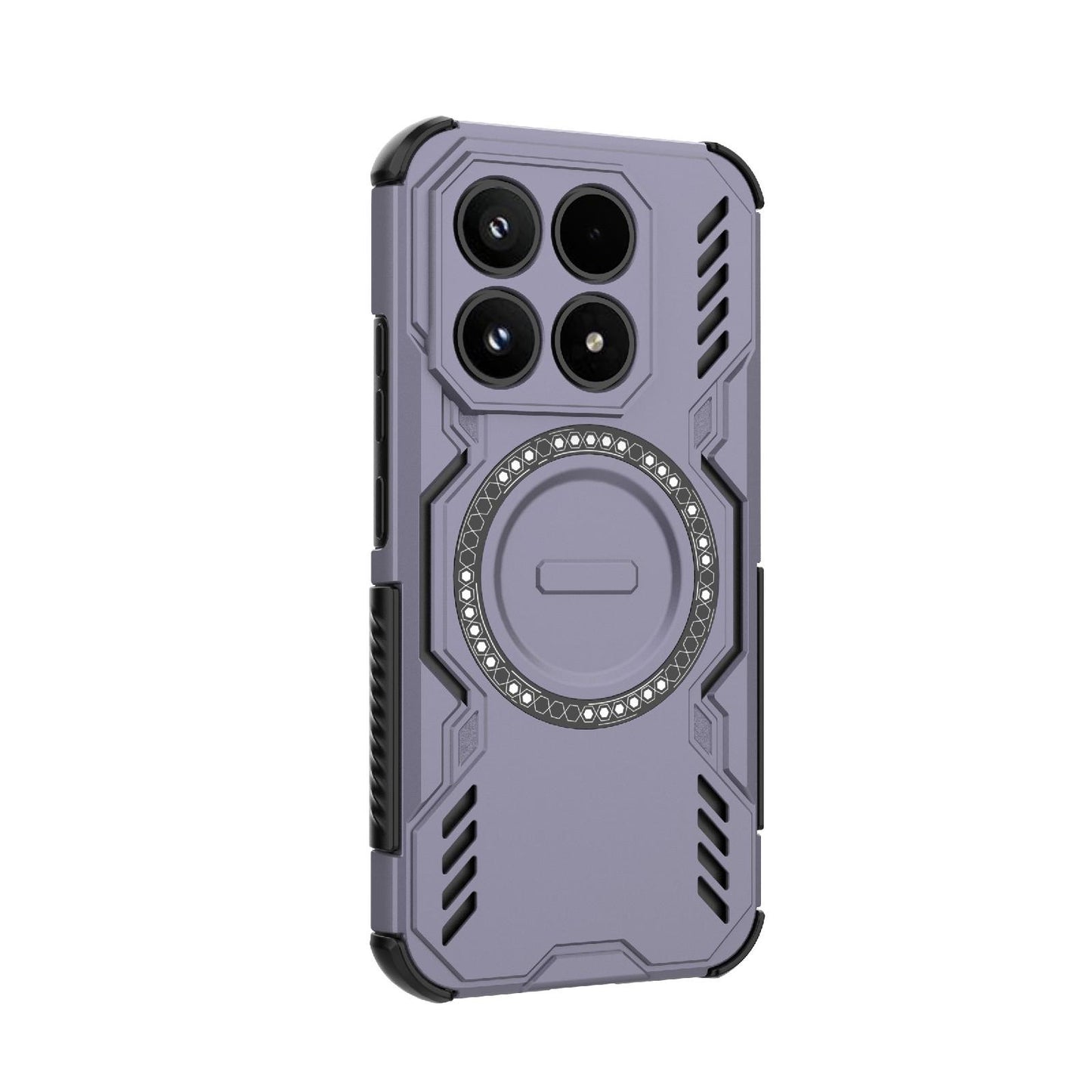 Xiaomi 17 5G Butterfly Armor MagSafe Magnetic Ring Shockproof Protective Phone Case with Stand