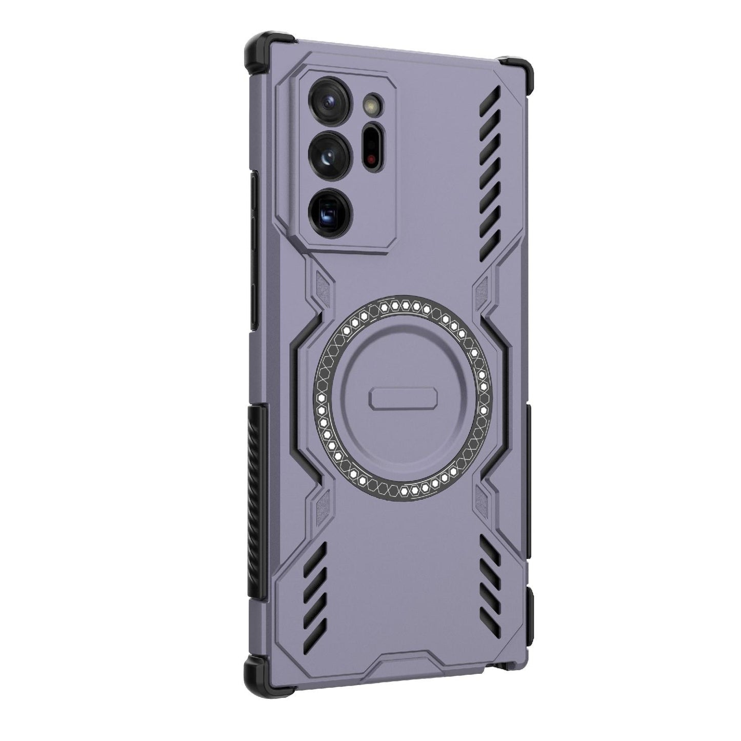 Samsung Galaxy Note20 Ultra Butterfly Armor MagSafe Magnetic Ring Shockproof Protective Phone Case with Stand