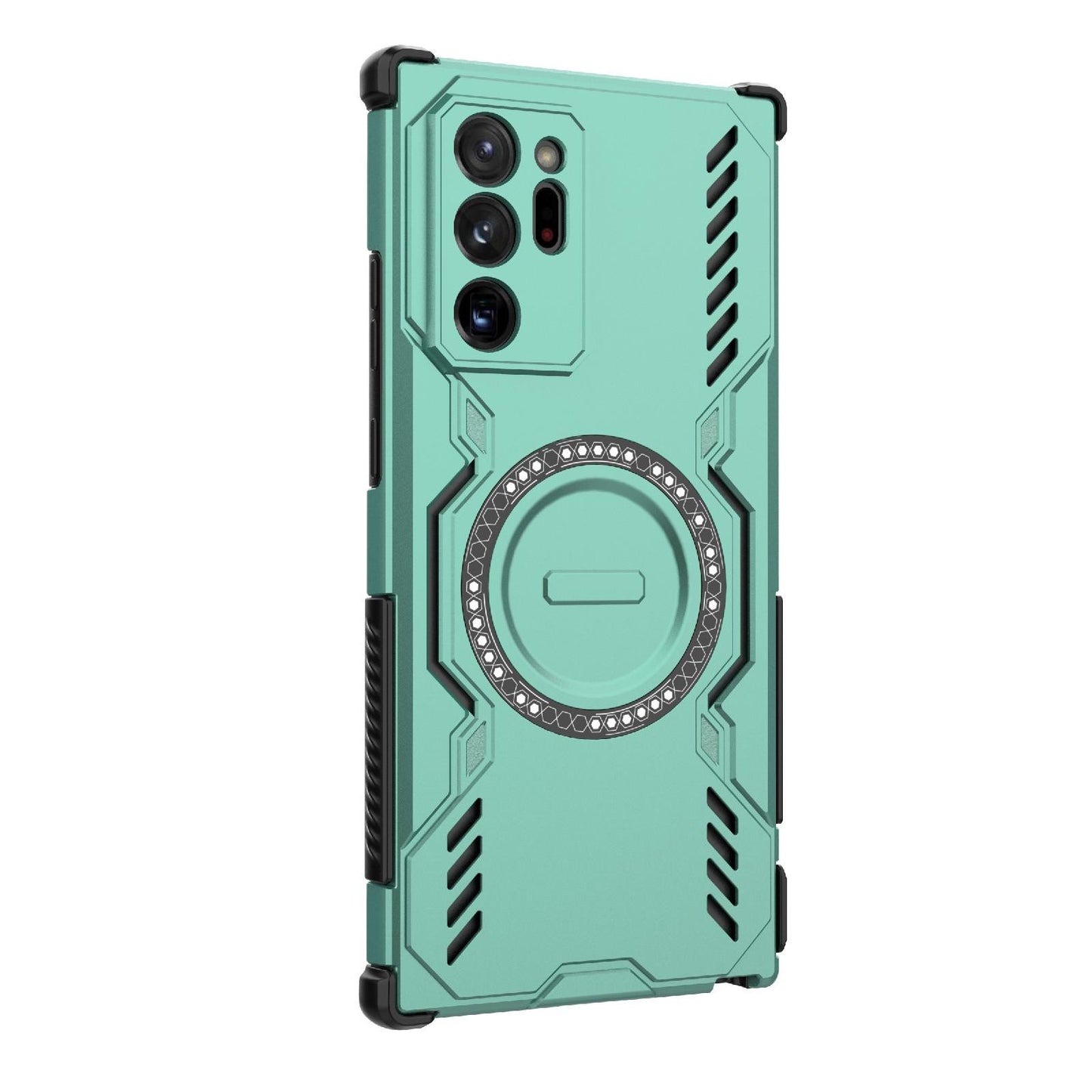 Samsung Galaxy Note20 Ultra Butterfly Armor MagSafe Magnetic Ring Shockproof Protective Phone Case with Stand