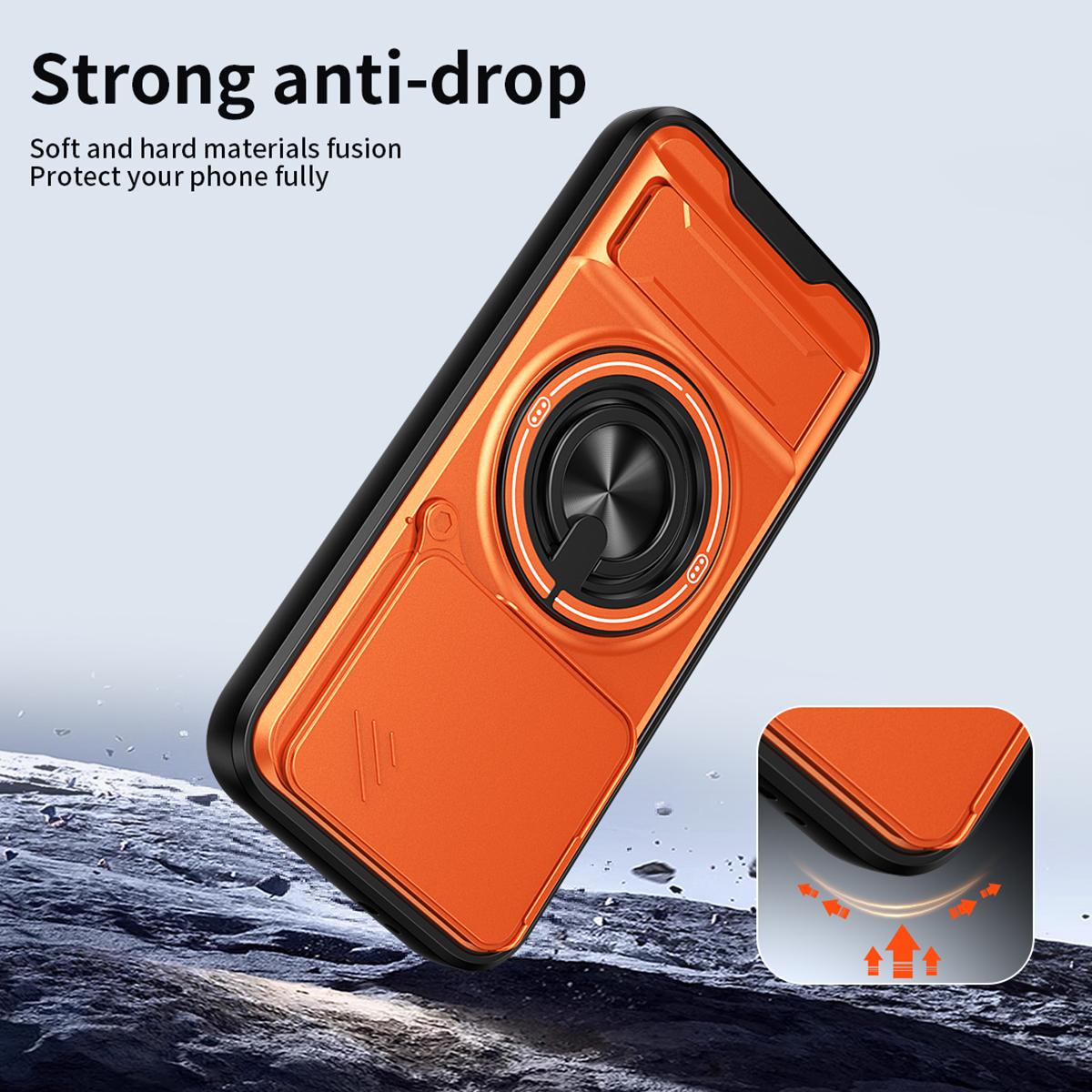 Xiaomi Poco X8 Pro 5G Multifunctional Magnetic Shockproof Phone Case with Sliding Lens Window Stand Cover