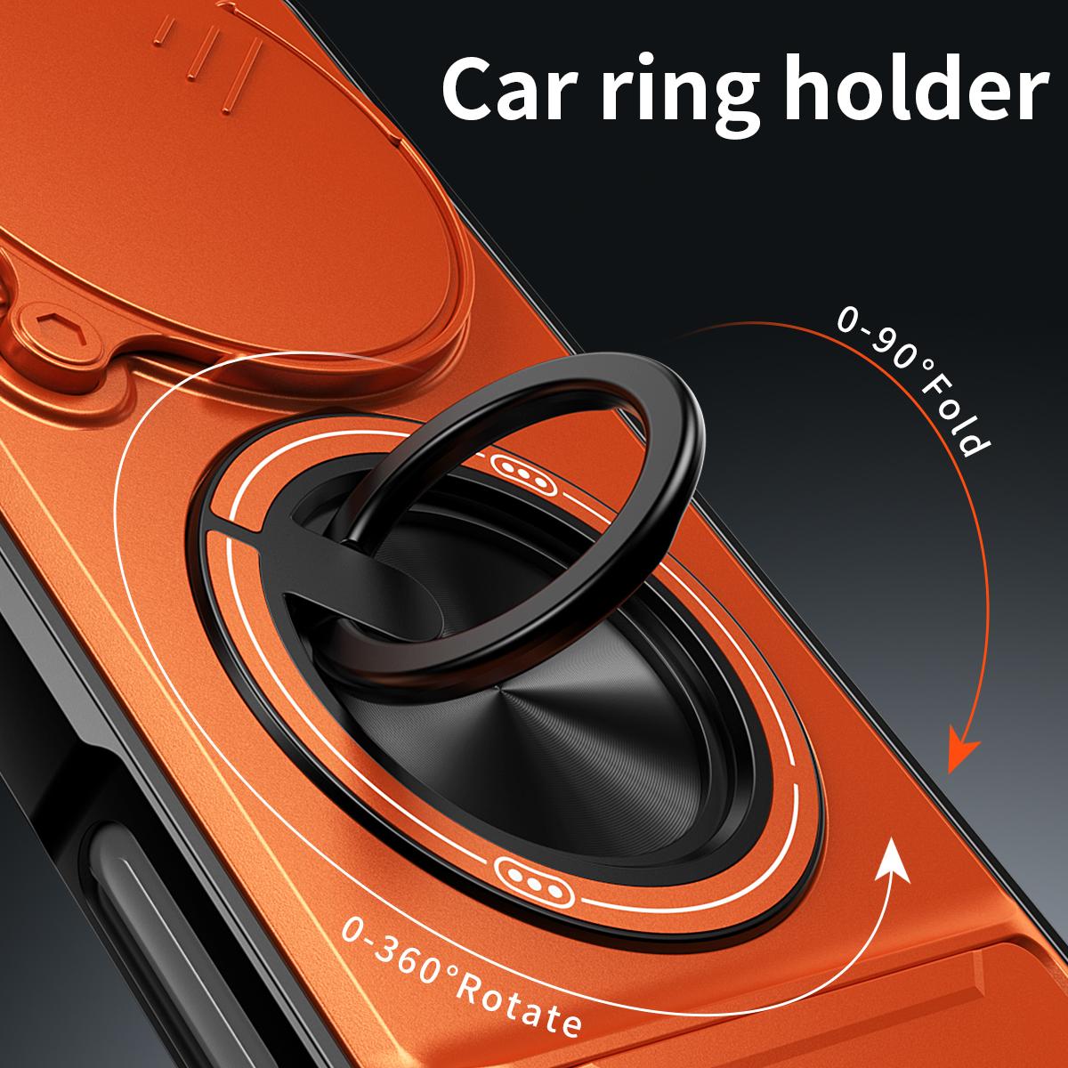 OPPO Find X8 Pro 5G Multifunctional Magnetic Shockproof Phone Case with Sliding Lens Window Stand Cover