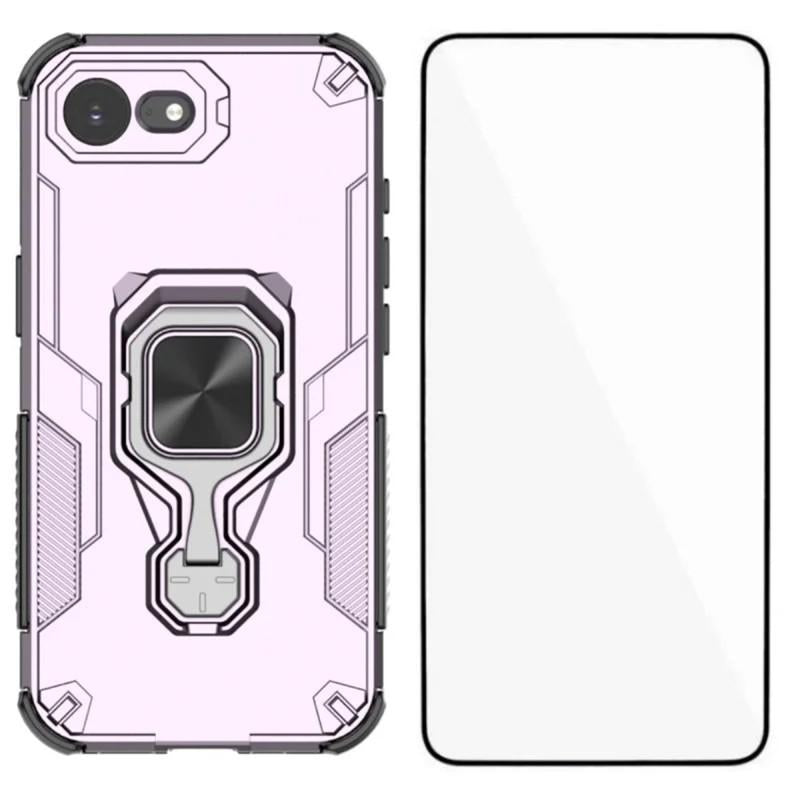iPhone 16e PU Leather Wallet Phone Case with Metal Kickstand, Card Holder, Cash Pocket, Wrist Strap, Shockproof TPU Protective Cover & Screen Protector