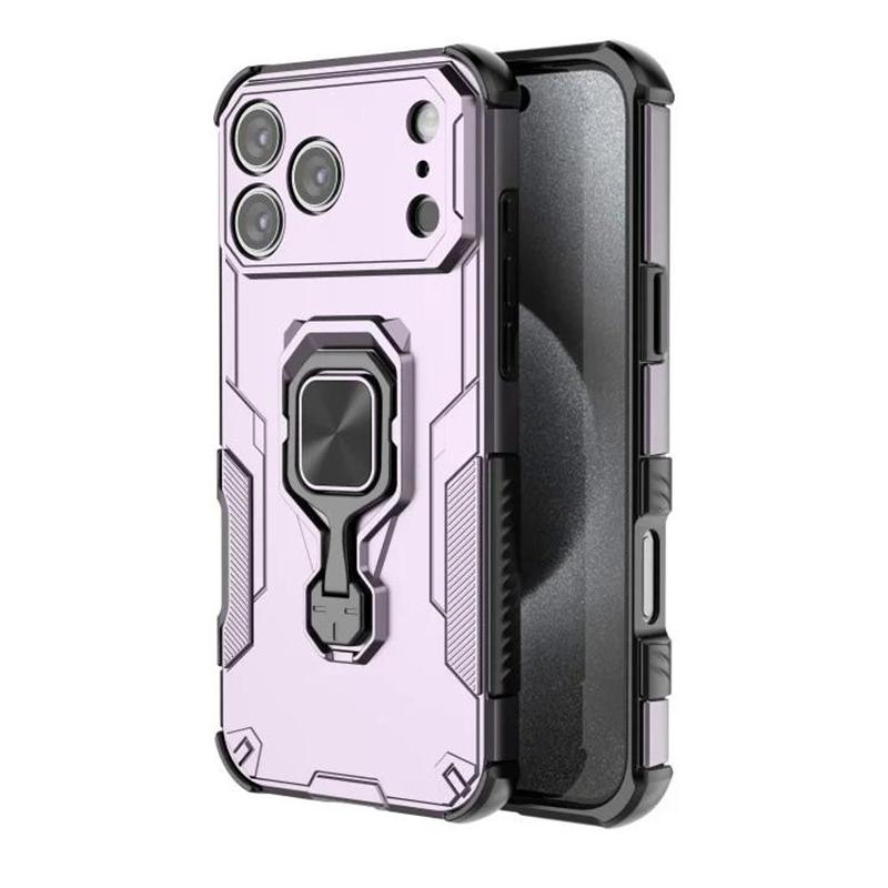 iPhone 17 Pro Max PU Leather Wallet Phone Case with Metal Kickstand, Card Holder, Cash Pocket, Wrist Strap, Shockproof TPU Protective Cover & Screen Protector