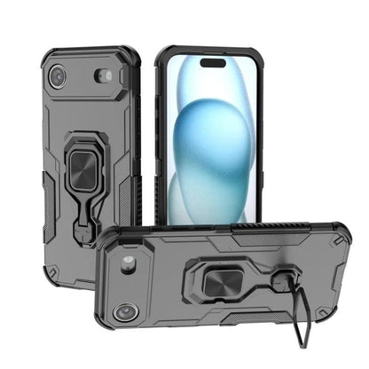 iPhone Air PU Leather Wallet Phone Case with Metal Kickstand, Card Holder, Cash Pocket, Wrist Strap, Shockproof TPU Protective Cover & Screen Protector