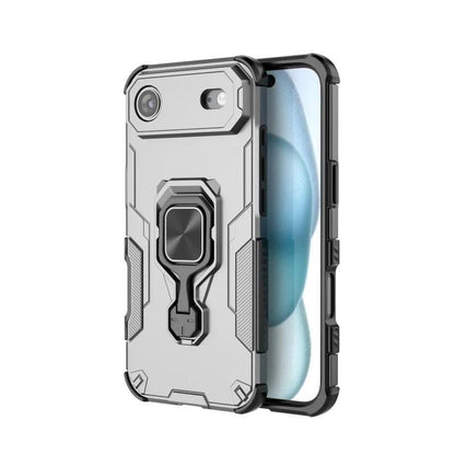 iPhone Air PU Leather Wallet Phone Case with Metal Kickstand, Card Holder, Cash Pocket, Wrist Strap, Shockproof TPU Protective Cover & Screen Protector